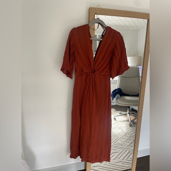 Zara Rust Color Dress XS - Picture 4 of 7